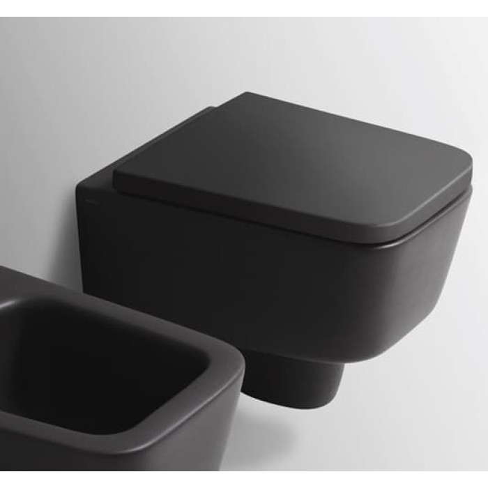 Унитаз подвесной укороченный Simas Degrade, antracite matt (DE 28)