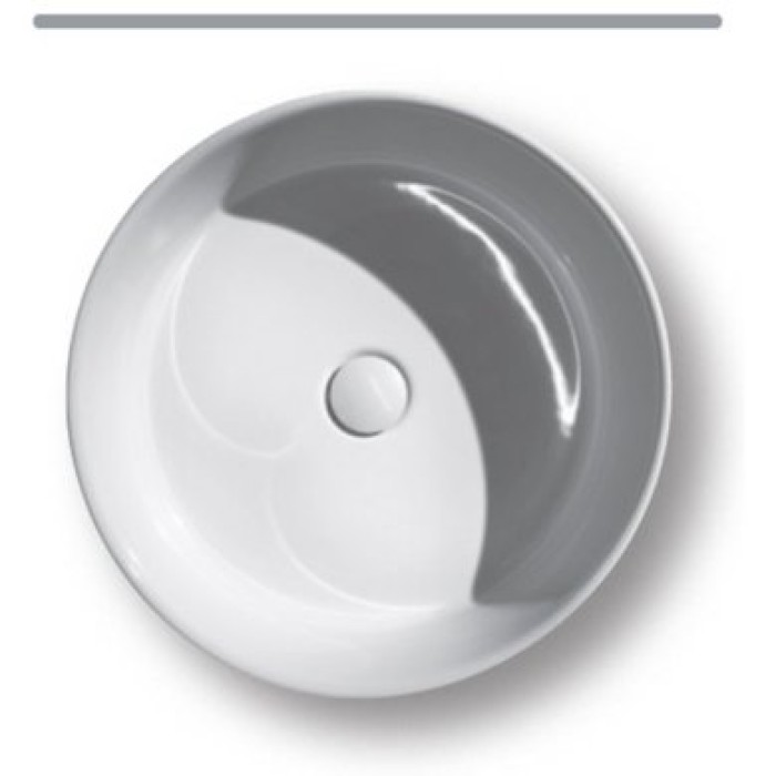 Керамическая раковина 44 см Hatria Happy Hour 7:00, красное золото (YxSK30) Керамическая раковина 44 см Hatria Happy Hour 7:00, красное золото (YxSK30)