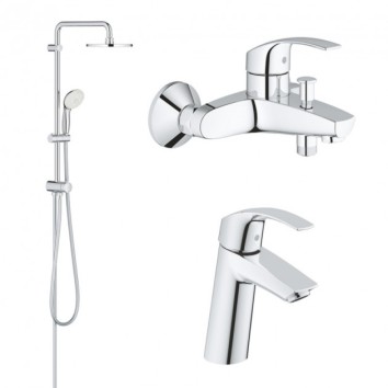 Grohe Eurosmart набор смесителей для ванной комнаты (123389M)