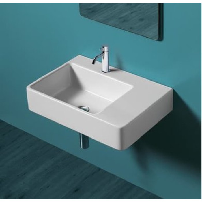 Керамическая раковина 65 см Simas Top-Lavabi QU65S