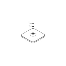 Плитка керамогранит Grohe Tempesta 250 Cube верхний душ с EcoJoy 26685000 для пола