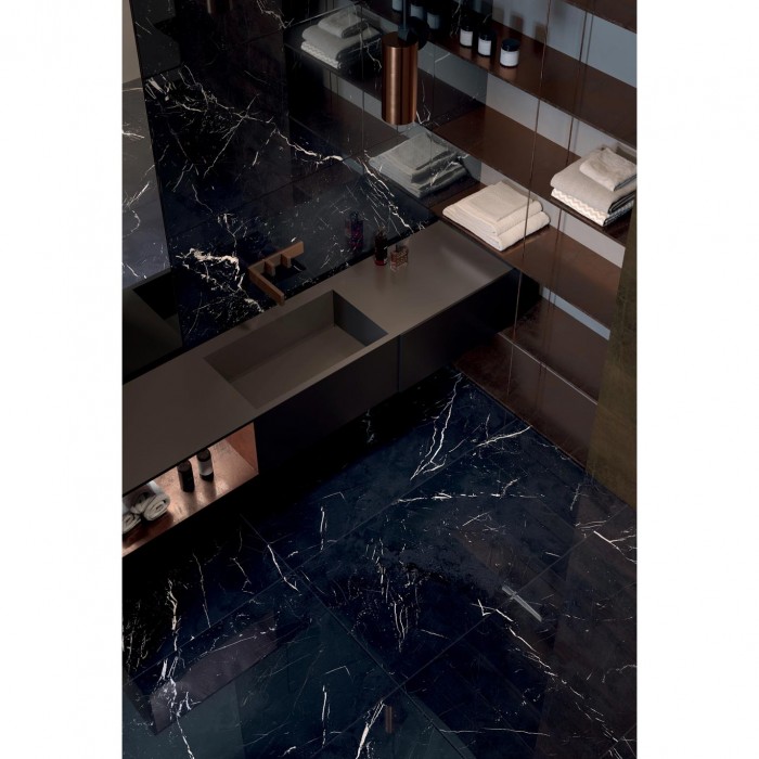 Керамогранит FLAVIKER 0002511 SUPREME NOIR LAURENT LUx+RET 9×1200×600