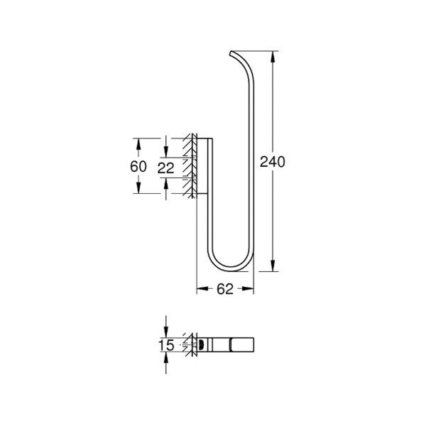 Grohe Selection Держатель запасного рулона бумаги (41067000)