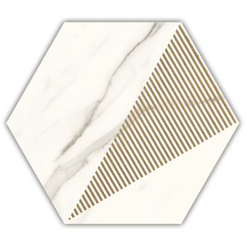 Декор Calacatta Hexagon C 171x198x9,4 Paradyz