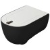 Подвесной унитаз безободковый Artceram The One (THV001 03;00) black glossy