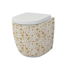 Напольный унитаз безободковый Artceram File 2.0 (FLV005 01;87) white glossy/lol - tone on tone