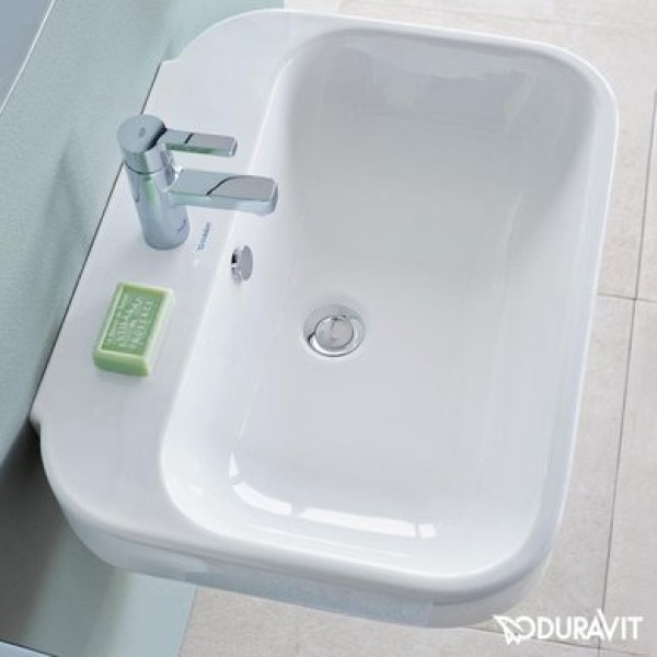 Плитка керамогранит Керамическая раковина 65 см Duravit Happy D.2 2316650000 для пола