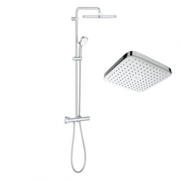 Плитка керамогранит Grohe Tempesta Cosmopolitan System 250 Cubе Душевая система 26689000 для пола