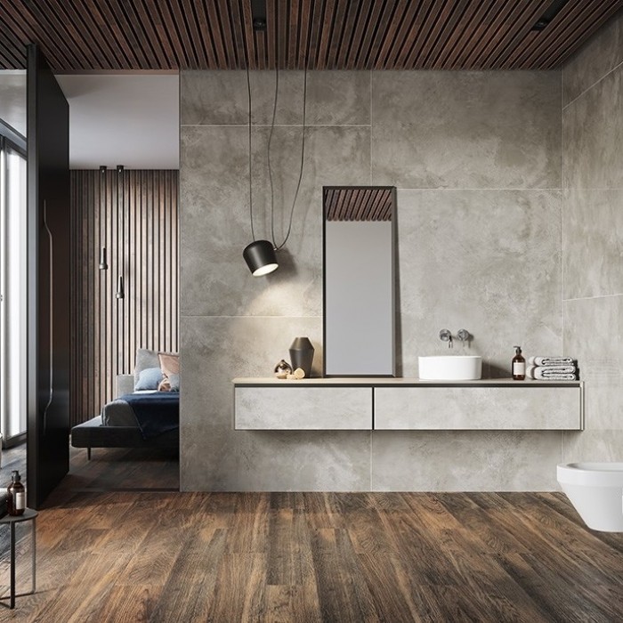 Керамогранит OPOCZNO QUENOS LIGHT GREY LAPPATO 8×798×798