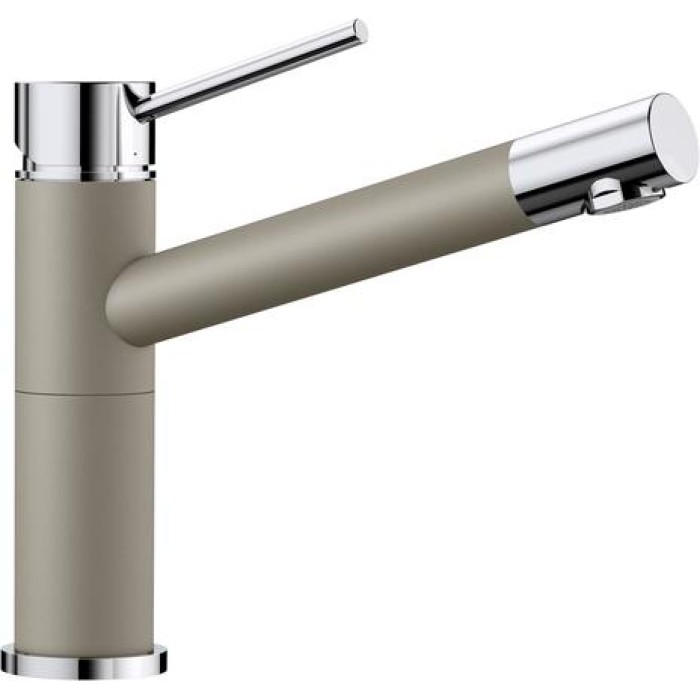 Смеситель кухонный Blanco ALTA Compact хром / серый беж 517633