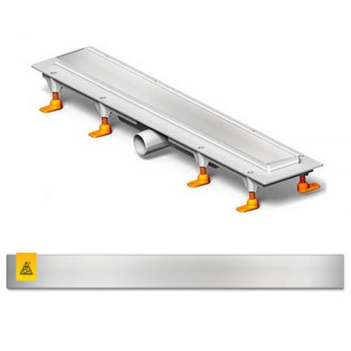 MCH CH-750-K Душевой канал 750мм с полированной решеткой Класик или под плитку