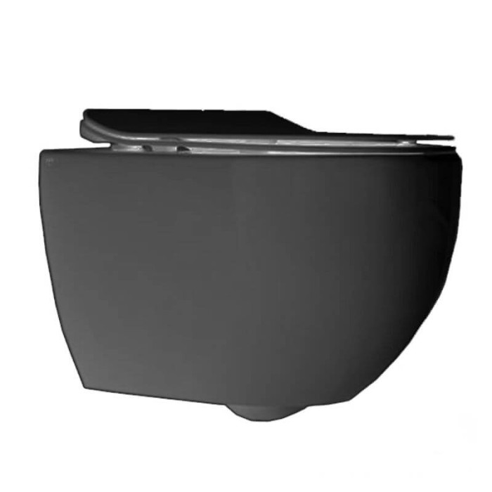 Унитаз подвесной AxA Glomp чёрный
