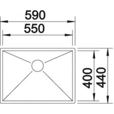 Мойка для кухни Blanco Zerox 550-IF  521590
