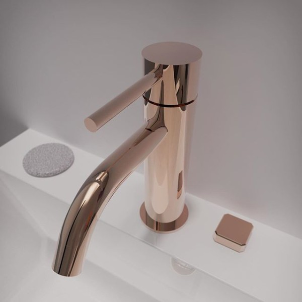 Смеситель для раковины Paffoni Light LIG101ROSE70