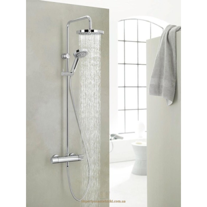 Плитка керамогранит Душевая система Kludi A-QA Dual Shower System (660950500) для пола