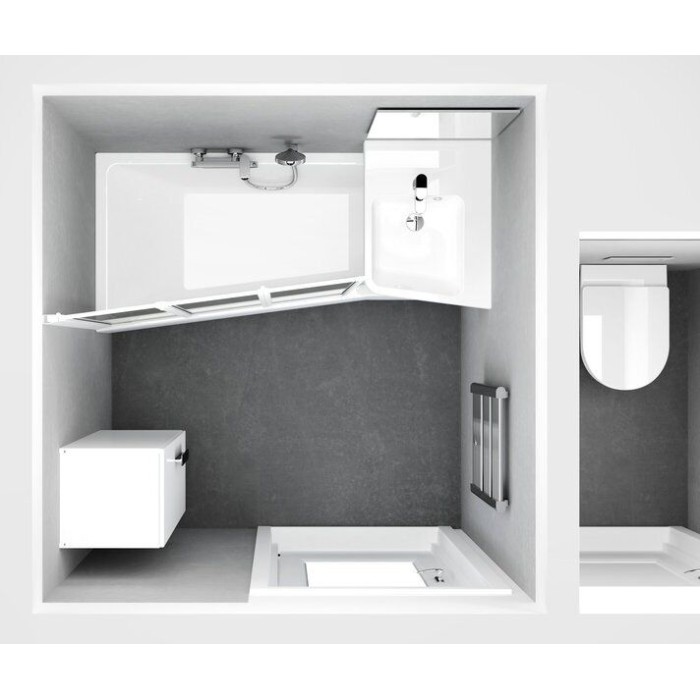 Умывальник Ravak BE HAPPY II R Правый