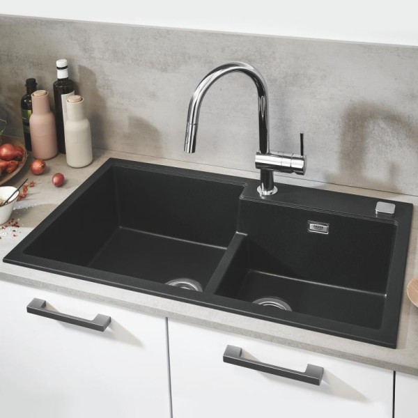 Мойдка для кухни Grohe 860х500 мм, Granite Black (31649AP0)