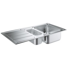 Мойдка для кухни Grohe 970x500 мм с эксцентриком, 2 чаши, матовая (31572SD0)