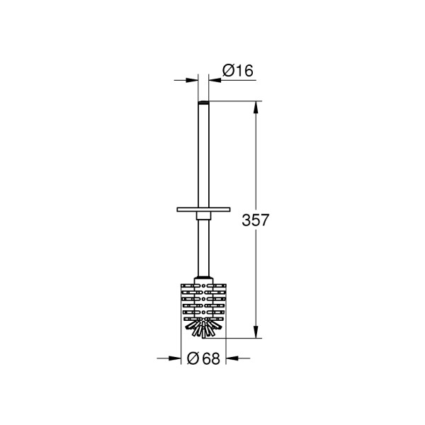 Grohe Selection Cube Запасной ёршик (40868000)