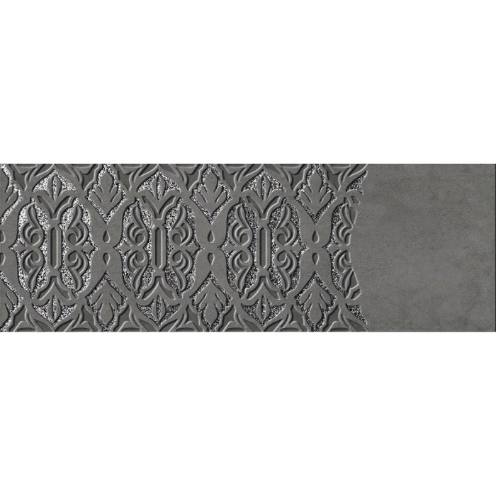 Плитка IBERO Cromat One DECOR POSITIVE CARBON REC-BIS 12×1200×400 под бетон