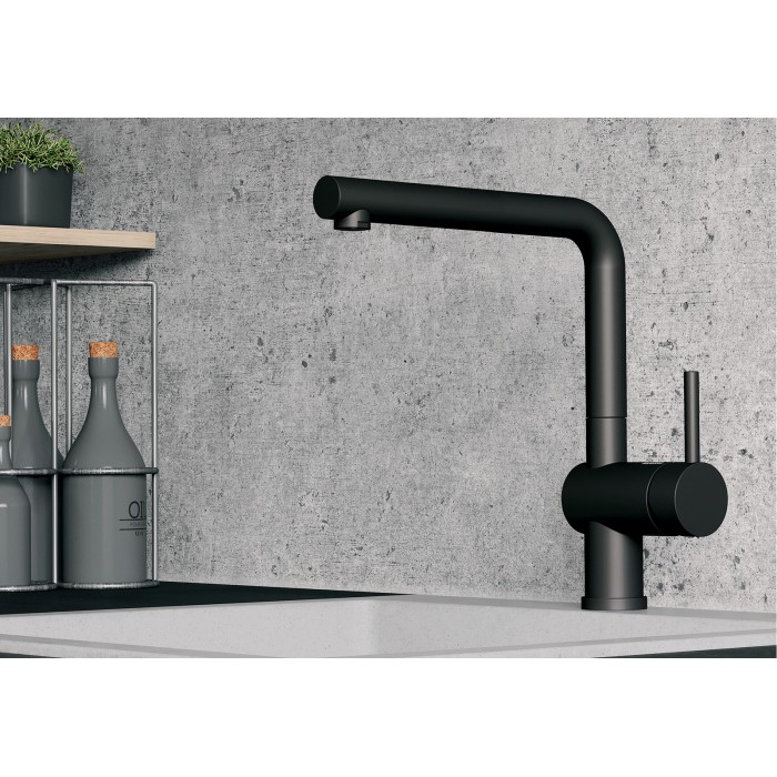 Смеситель кухонный Blanco LINUS черный матовый 525806 Смеситель кухонный Blanco LINUS черный матовый 525806