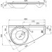 Умывальник Ravak AVOCADO L Левый