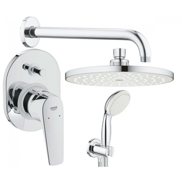 Плитка керамогранит Grohe BauFlow Набор для комплектации душа с New Tempesta Cosmopolitan 200 (2904500A) для пола