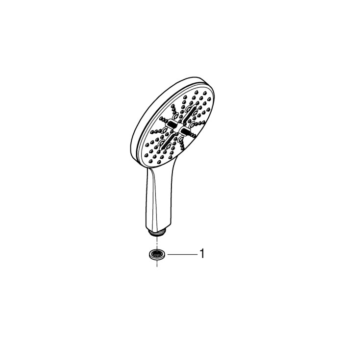 Плитка керамогранит Grohe Rainshower Smartactive 130 Ручной душ 26544000 для пола Плитка керамогранит Grohe Rainshower Smartactive 130 Ручной душ 26544000 для пола