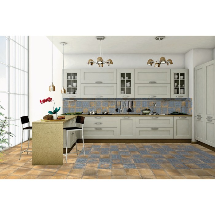 Керамогранит MONOPOLE CERAMICA CLAY SIENNA 9×223×223 под камень