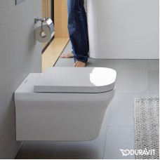 Подвесной безободковый унитаз Duravit Rimless P3 Comforts 2561090000