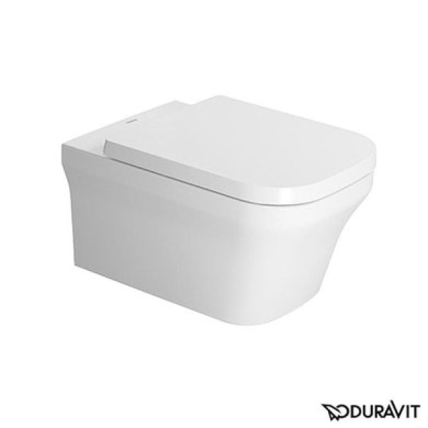 Плитка керамогранит Подвесной безободковый унитаз Duravit Rimless P3 Comforts 2561090000 для пола