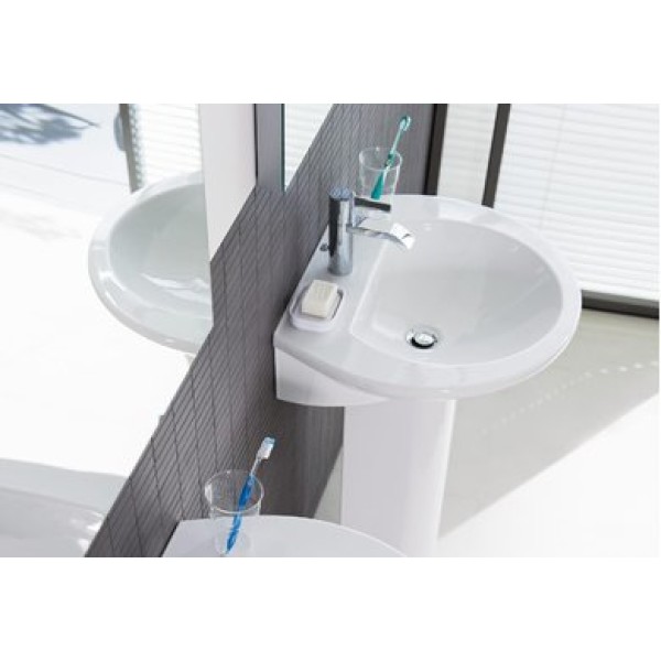 Плитка керамогранит Керамическая раковина 55 см Duravit Darling New 2621550000 для пола