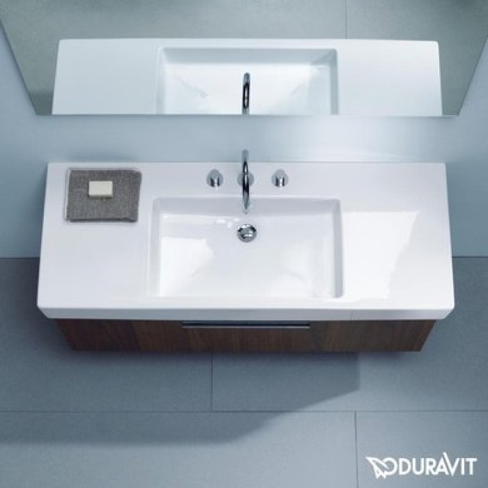 Плитка керамогранит Керамическая раковина 125 см Duravit Vero 0329120000 для пола