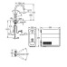 Смеситель со стартовым комплектом GROHE Blue Home 31455000