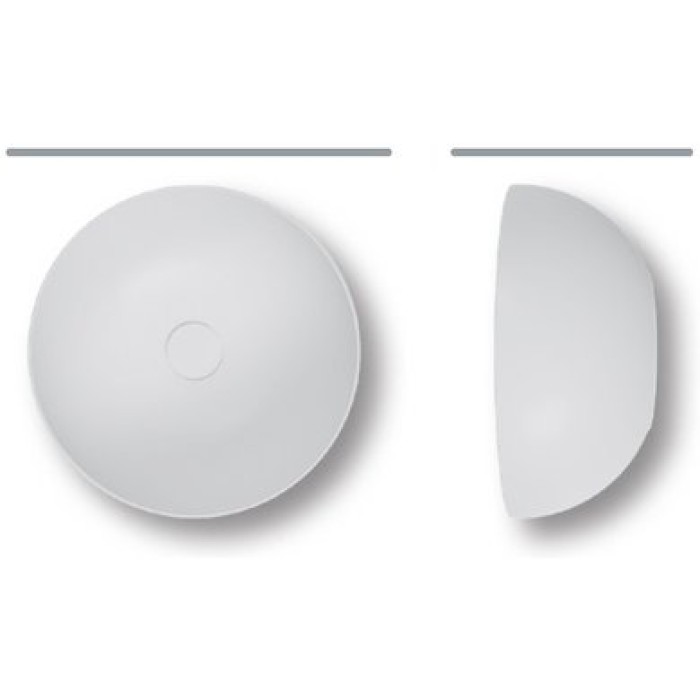 Керамическая раковина 40 см Hatria Happy Hour Slim 06:00s, белый (Y1VF01)