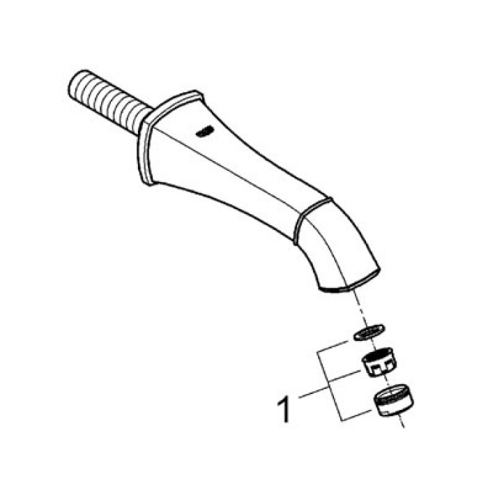 Grohe Grandera Излив для ванны (13341IG0)