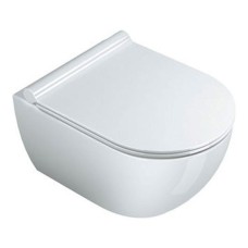Подвесной безободковый унитаз с крышкой и креплением Catalano Sfera
