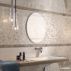 Керамогранит Flaviker Supreme SP 3134 W fusion hot. 10×1200×300 под мрамор