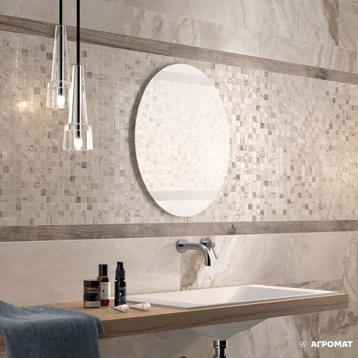 Керамогранит Flaviker Supreme SP 3134 W fusion hot. 10×1200×300 под мрамор