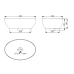 Раковина Devit Ovale 1513136 раковина тонкостенная
