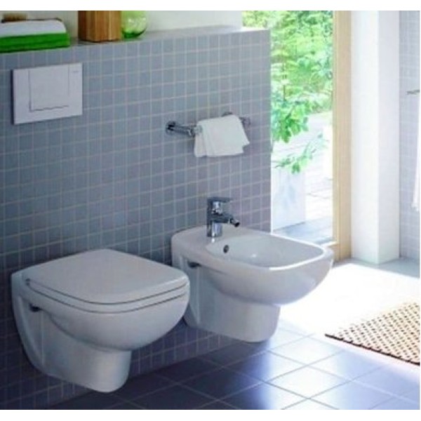 Плитка керамогранит Подвесной унитаз Duravit D-Code 2535090000 для пола