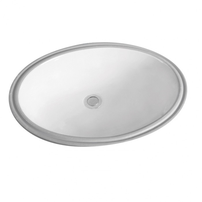 DEVIT 1613110 LAGUNA Раковина 570*370 врезная под столешницу с креплениями