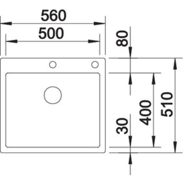 Мойка для кухни Blanco Claron 500-IF/A Durinox  523393