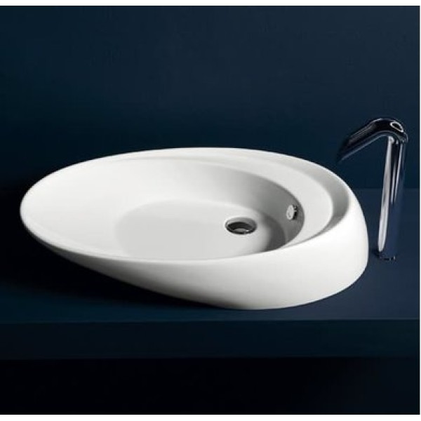 Керамическая раковина 76 см Simas Bohemien, bianco glossy BO 12