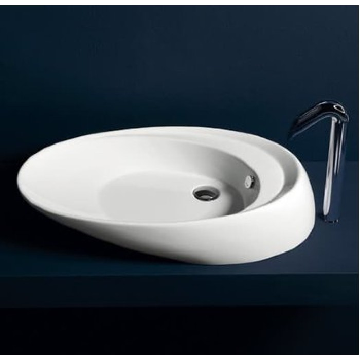 Керамическая раковина 76 см Simas Bohemien, bianco glossy BO 12