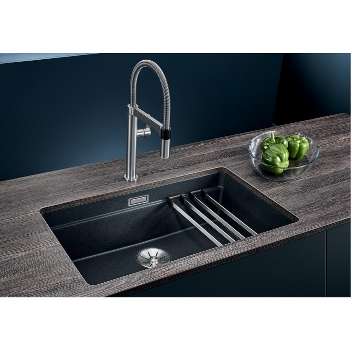 Мойка для кухни Blanco Etagon 700-U Silgranit черный  525891