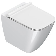 Напольный безободковый унитаз Catalano Green NewFlush, bianco lucido