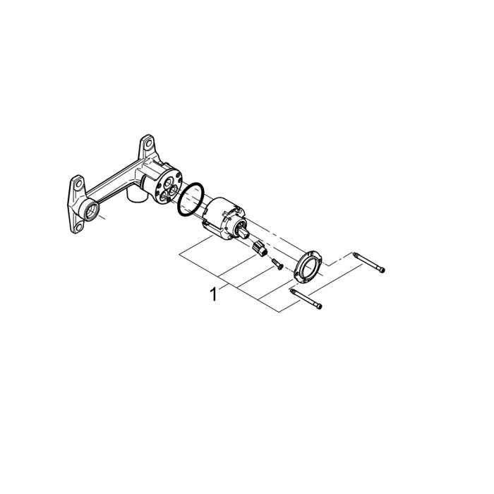 Grohe Смеситель однорычажный встраиваемый универсальный механизм (33769000)