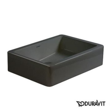 Керамическая раковина 50 см Duravit Vero, черная 0455500800