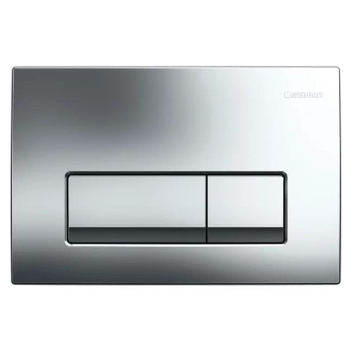 Клавиша смыва Geberit Delta 51, хром 115.105.21.1